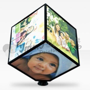 Revolving Photo Cube with your own pictures