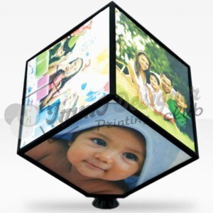 Revolving Photo Cube with your own pictures