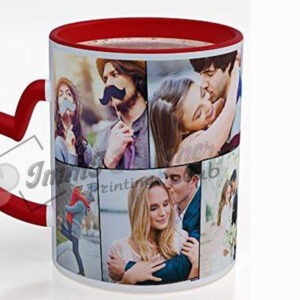 Heart Handle Inner Color Mug