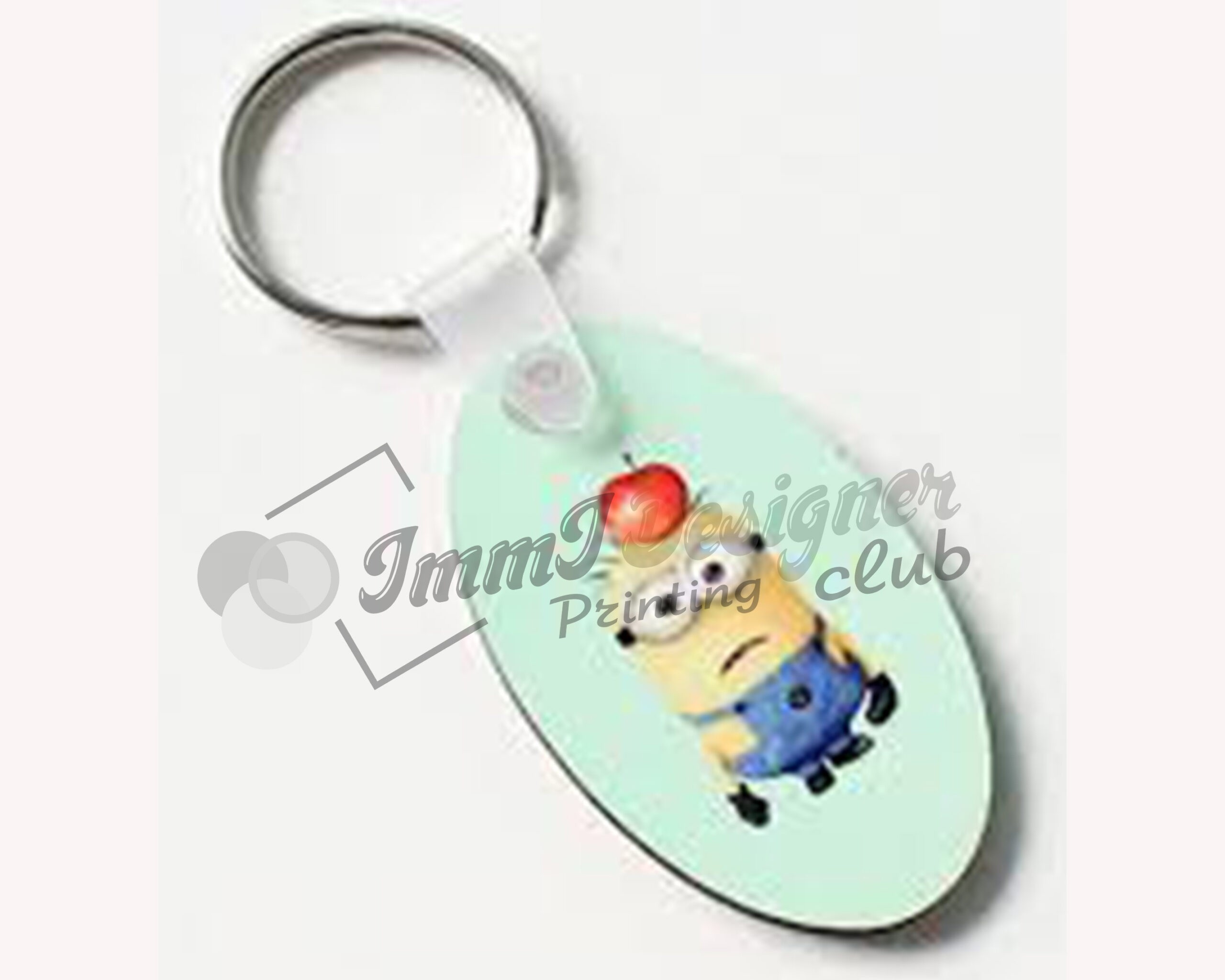MDF Keychain Elliptical, Single Side - Image 2