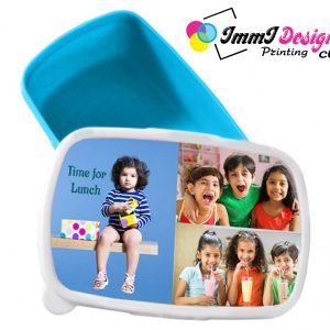 Customized Lunch Box With Your Own Baby Image.
