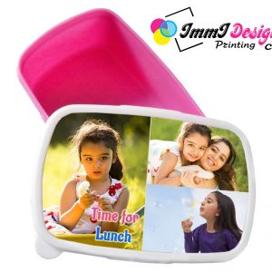 Customized Lunch Box With Your Own Baby Image.