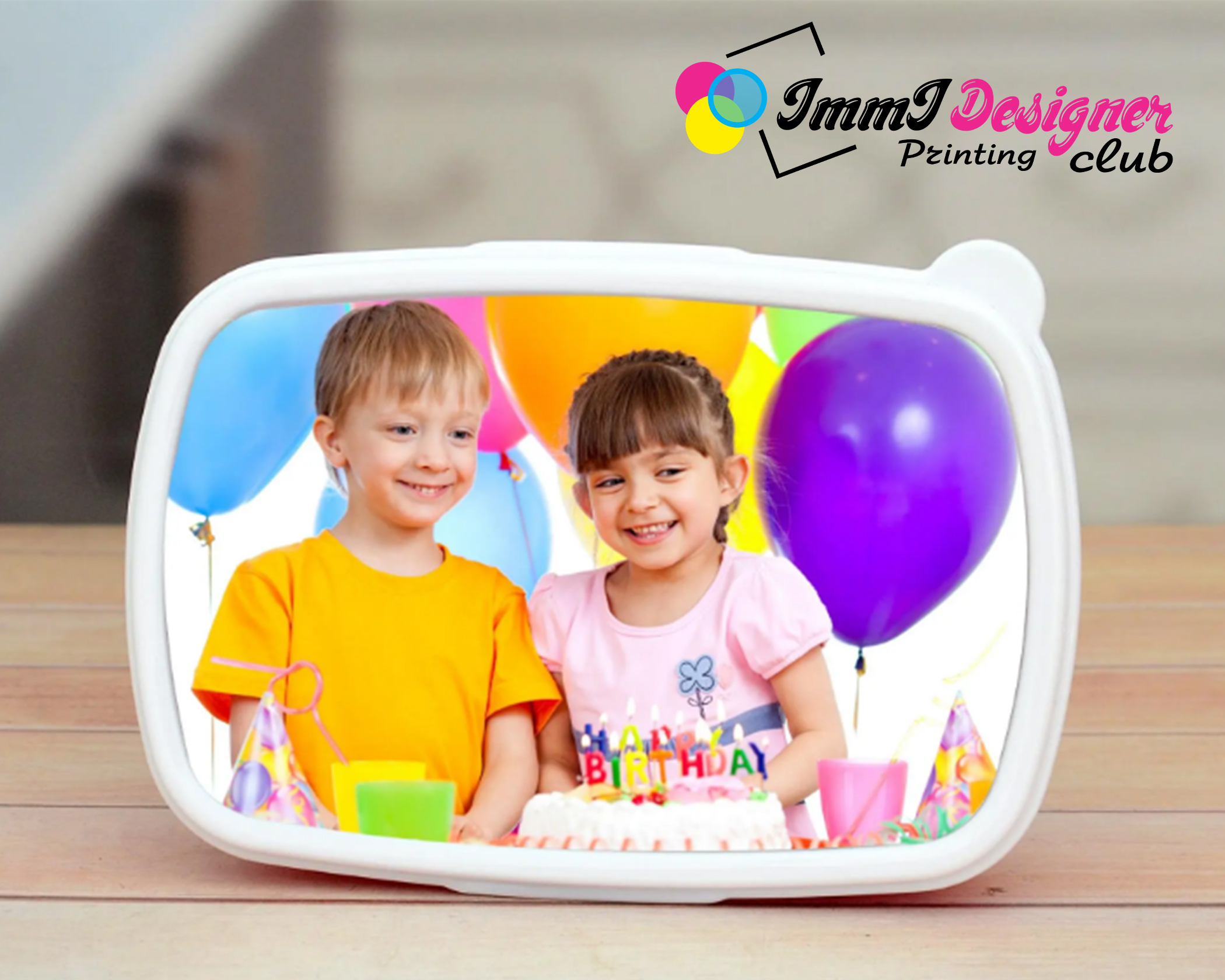 Customized Lunch Box With Your Own Baby Image. - Image 3